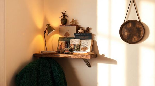Transform your plain shelf with a creative book nook kit